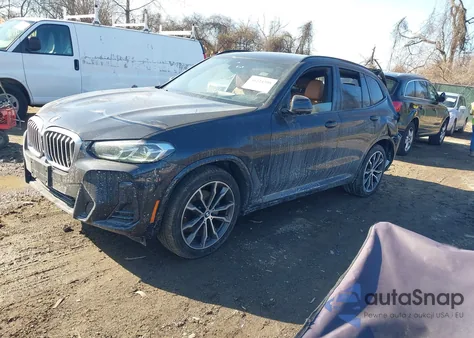 2024 BMW X3 xDrive30I из США, поврежденный, VIN 5UX53DP04R9V86509